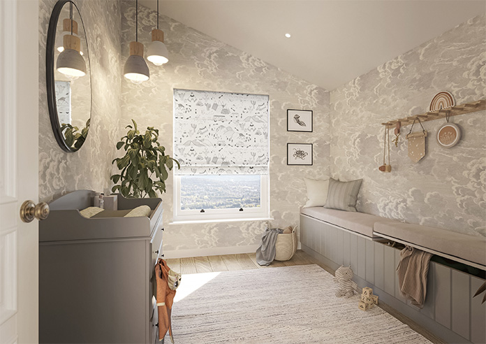 Wild West, Mono - Roman Blind - Image 6